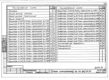 Альбом 6 Часть 2 Отопление и вентиляция выше отм.2.800 Раздел 2-0 Рассчетные таблицы для системы отопления