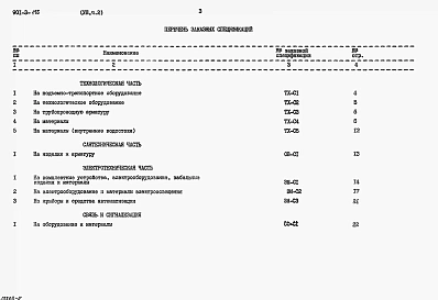 Альбом 8 Заказные спецификации  Часть 1. Отделение контактных осветлителей.  Часть 2. Отделение барабанных сеток.  