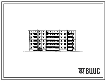 Типовой проект 97-046/1 Пятиэтажная блок-секция сдвоенная поворотная на 29 квартир (однокомнатных 1Б-9, двухкомнатных 2Б-9, трехкомнатных 3Б-1, четырехкомнатных 4Б-10). Для строительства в 1В климатическом подрайоне
