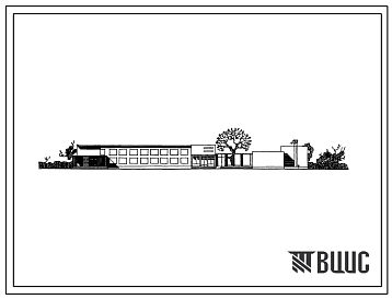 Типовой проект 224-1-128с Общеобразовательная десятилетняя школа на 16 классов (642 учащихся) для строительства в 4 строительно-климатической зоне, в районах с сейсмичностью 7 и 8 баллов.