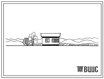 Типовой проект 184-52-122с 1-этажный 1-квартирный 4-комнатный жилой дом.