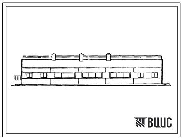 Типовой проект 801-490 Здание для карантирования бычков в возрасте от 20 дней до 2-х месяцев