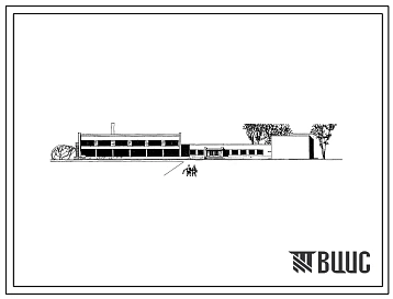 Типовой проект 224-1-135 Средняя общеобразовательная школа на 16 классов для строительства во 2В, 3Б и 3В климатических подрайонах.