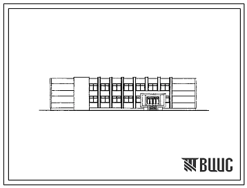 Типовой проект 281-1-135-156 Сельский дом быта на 35 рабочих мест. Здание двухэтажное в конструкциях серии 135. Стены из однослойных легкобетонных панелей.