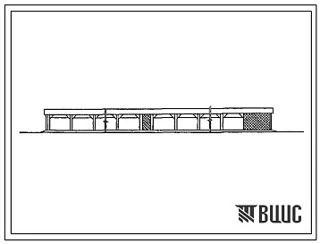 Типовой проект 806-2-26.88 Шед для основного стада норок на 528 клеток. Содержание зверей - в клетках, состоящих из домика и выгула. Раздача кормов, поение, удаление навоза – механизированы. Размеры шеда - 2,2x103,5 м. Расчетная температура: -30°С. Констр