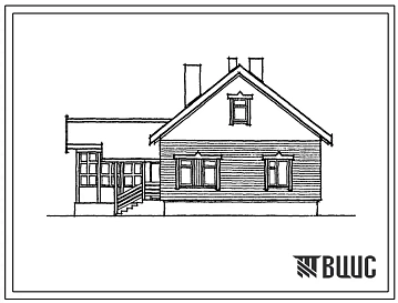 Типовой проект 186-115-155.13.86 Дом с трехкомнатной квартирой. Общая площадь 70 м2 (СТЕНЫ ИЗ БРУСА, Для Ленинградской области, Для Кировской области, Для Красноярского края, Для Тверской области, Для Костромской области, Для Владимирской области )