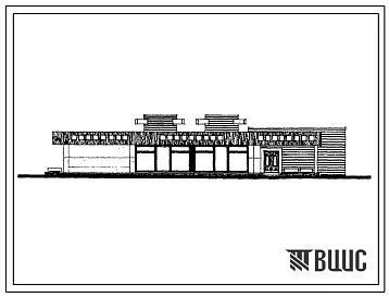 Типовой проект 272-20-96с Столовая общего типа на 100 мест для строительства в 4А и 4Г климатических подрайонах сейсмичностью 7, 8 и 9 баллов на непросадочных