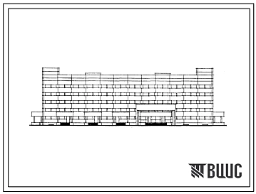 Типовой проект 252-02-34.89 Акушерский корпус на 100 коек для северных районов. Здание  шестиэтажное.  Каркас по серии 1.020-1/83.. Стены из трехслойных легкобетонных панелей на жестких связях по серии 1.232.1-7.
