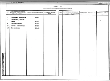 Альбом 5 Спецификации оборудования