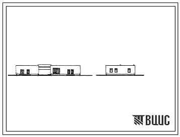 Типовой проект 244-5-69 Хозяйственный корпус пионерского лагеря-базы отдыха на 360/288 мест. Со стенами из кирпича. Для строительства в 1В климатическом подрайоне, 2 и 3 климатических районах