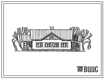 Типовой проект 188-25-58.86 Дом на 2 квартиры (двухкомнатных 2Б – 1, четырехкомнатных 4Б – 1). Общая площадь 129 м2 (СТЕНЫ ИЗ МОНОЛИТНОГО ЛЕГКОГО БЕТОНА, Перекрытия железобетонные. Полное инженерное благоустройство. Ориентация широтная, Одноэтажные)