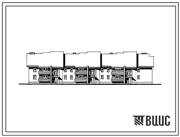 Типовой проект 114-204-25.86 Дом на 12 квартир (двухкомнатных 2Б – 4, трехкомнатных 3А – 4, 3Б – 2, четырехкомнатных 4Б – 2). Общая площадь 724 м2