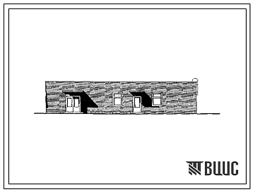 Типовой проект 254-9-111.86 Хозяйственный корпус  дома-интерната, больничного типа для престарелых и инвалидов на 300 мест. Здание одноэтажное. Стены из кирпича.