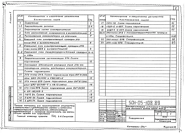 Альбом 1 Электропитающие установки с конверторами дома связи тип IV 501-5-53.85 (СЗ-68-83)