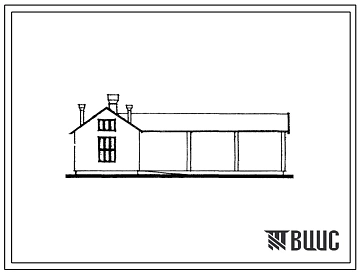 Типовой проект 288 Кузница с помещением для обслуживания сельскохозяйственной техники бригады