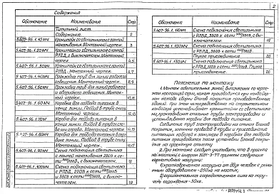 Выпуск 1 Монтажные чертежи