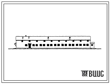 Типовой проект 801-184 Родильное отделение на 48 мест с профилакторием на 24 места (для племенной фермы на 400 коров). Для строительства в районах с расчетной наружной температурой -20, -30 и -40 0С.