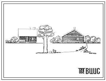 Типовой проект 184-89-59/1.2 Жилой дом (БКС-5) 1-этажный 1-квартирный с квартирами 3Б