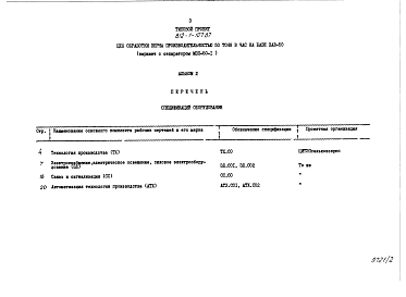 Альбом 2 Спецификации оборудования