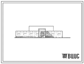 Типовой проект 84-032/1 Одноэтажная блок-вставка общежитий к блоку обслуживания и жилым блок-секциям. Для строительства в 4А климатическом подрайоне сейсмичностью 7, 8 и 9 баллов на непросадочных и просадочных грунтах 1 и 2 типа