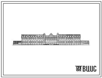 Типовой проект 221-1-610.1.88 Школа на 33 класса с выделенным блоком клубно-спортивных помещений. Здание одно-, двух-, трех-, четырехэтажное. Стены из керамзитобетонных панелей по серии 1.090.1-1.