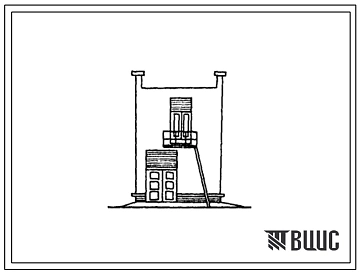 Типовой проект 407-3-361.84 Распределительный пункт 6-10 кВ с кабельными питающими и отходящими линиями, с питанием по двум линиям, с одним трансформатором мощностью до 630 кВА каждый, совмещенный с диспетчерским пунктом, для городских электрический сетей