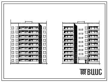 Типовой проект 86-011 9-этажная 36-квартирная 2Б.2Б.3А.3А
