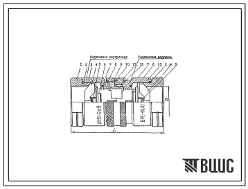 Шифр БРС…ПС Соединения быстроразъемные БРС