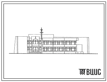 Типовой проект 244-09-41.87 Столовая для санаториев и домов отдыха на 500 мест круглогодичного функционирования (со стенами из кирпича)