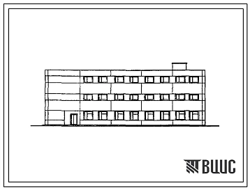 Типовой проект 501-6-33.94 Здание пункта технического обслуживания (ПТО) грузовых вагонов в парках отправления с обработкой от 109 до 144 поездов в сутки (служебно-бытовое здание на 378 чел. с универсальными мастерскими и оборудованием для подзарядки акку