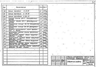 Альбом 1 Рабочие чертежи