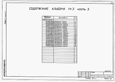 Альбом 3 Часть 3. Блоки нагнетания объектов водного хозяйства. Конструкции опорные ТХ 2. И - БН 1 - 25 - 00.000.КМ