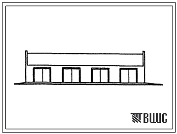 Типовой проект 816-2-37.13.88 Теплая стоянка на 24 трактора. Для Белорусской ССР