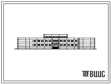 Типовой проект 222-1-679.13.90 Школа на 11 классов (132 учащихся). Здание двухэтажное. Каркас по серии 1.020-1/83. Стены из однослойных легкобетонных панелей по серии 1.030.1-1.