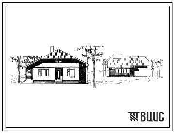 Типовой проект 183-000-164 Одноэтажный одноквартирный четырехкомнатный жилой дом для индивидуальных застройщиков