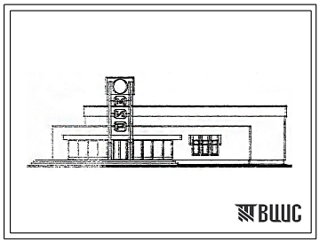 Типовой проект 264-13-112 Кинотеатр на 150 мест. Для строительства в 1В климатическом подрайоне, 2 и 3 климатических районах