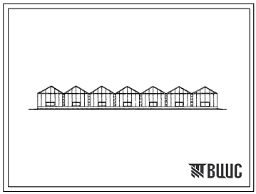 Типовой проект 810-58 Тепличный комбинат площадью 53 тыс.кв.м  для выращивания рассады и овощей гидропонным способом (металлические ограждение конструкции).