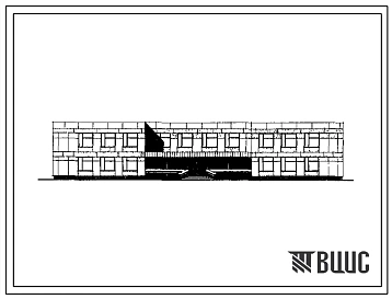 Типовой проект 213-1-273.84 Детские ясли-сад на 95 мест. Здание двухэтажное. Стены из крупных легкобетонных блоков.