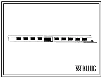 Типовой проект 224-9-10 Спальный корпус на 80 мест (со столовой) для строительства при сельских школах-интернатах. Стены из кирпича
