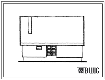 Типовой проект 144-000-685.13.87 1-этажный 1-квартирный 4-комнатный мансардный жилой дом со стенами из кирпича. Для государственного строительства в Литовской ССР.