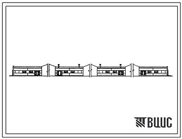 Типовой проект 801-9-3 Переходная галерея с удалением навоза скреперными установками УС-10 для ферм по производству молока на 800 коров боксового содержания.