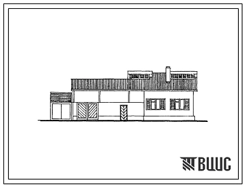Типовой проект 184-000-239с.84 1-этажный 1-квартирный 3-комнатный жилой дом для индивидуального строительства в северных районах Туркменской ССР с сейсмичностью 7 баллов.
