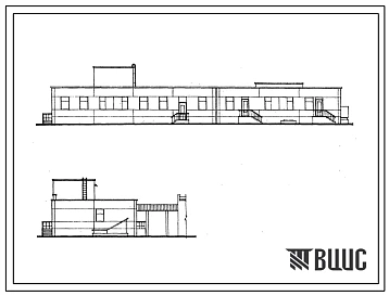 Типовой проект 252-9-31с Хозяйственный корпус родильного дома на 130 коек