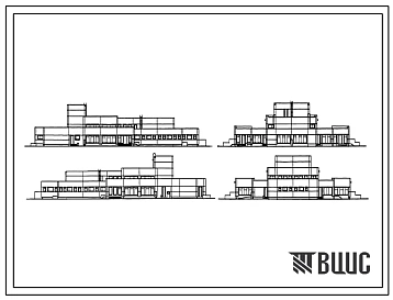 Типовой проект 242-05-90.87 Клуб-столовая на 480 мест для пионерских лагерей – баз отдыха на 240-480 мест (типовое объемно-планировочное решение)
