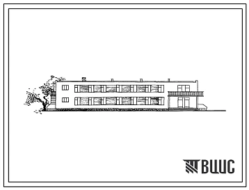 Типовой проект 165-80-49С Общежитие на 50 мест. Для строительства в Азербайджанской ССР с сейсмичностью 7 и 8 баллов.