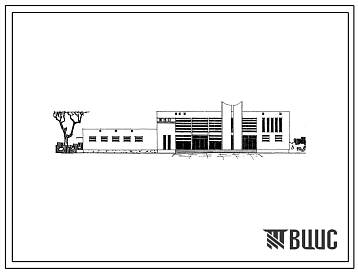 Типовой проект 284-1-68с Дом быта для районного центра 7-8 видов услуг с приемным пунктом. Для строительства в 3Б подрайоне 4 строительно-климатической зоны, в районах с сейсмичностью 7-8 баллов, на просадочных и непросадочных грунтах.