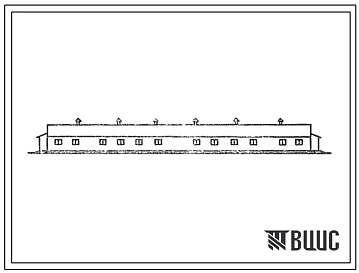 Типовой проект 804-2-30с.85 Конюшня на 60 рабочих лошадей (стены кирпичные).