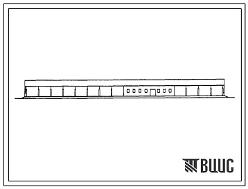 Типовой проект 803-9-68.86 Стригальный пункт для овец на 72 машинки (с трехстенным навесом, стены навеса из асбестоцементных листов, кровля по железобетонным прогонам)