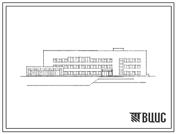 Типовой проект 242-1-33С Лечебный корпус санатория на 500 мест для лечения органов пищеварения. Для строительства в IV климатическом районе сейсмичностью 7 и 8 баллов.