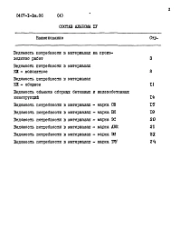 Альбом 4 Ведомости потребности в материалах     